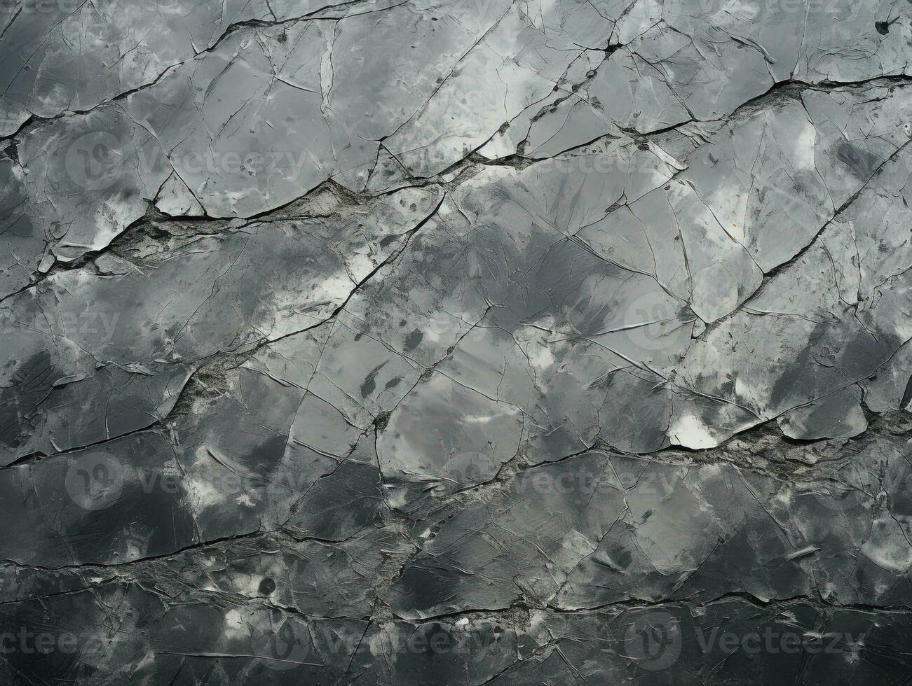 The surface of the old gray stone. Background, texture for design. Dark grey stone wall background texture. Natural pattern of black slate. AI Generative photo