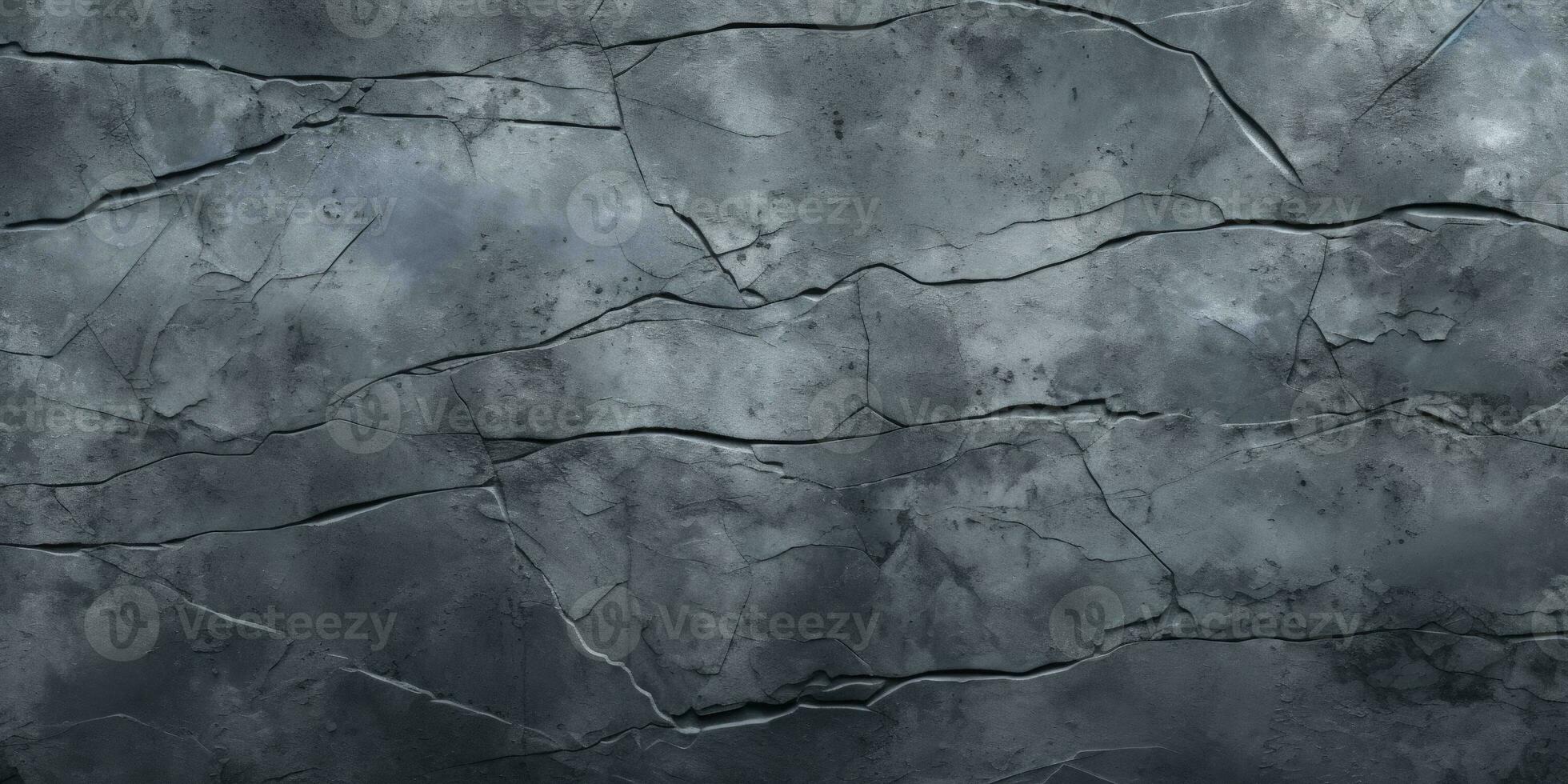 The surface of the old gray stone. Background, texture for design. Dark grey stone wall background texture. Natural pattern of black slate. AI Generative photo