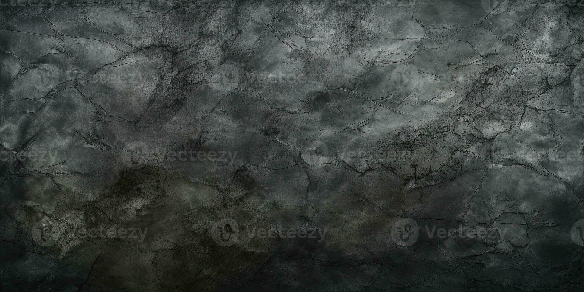 The surface of the old gray stone. Background, texture for design. Dark grey stone wall background texture. Natural pattern of black slate. AI Generative photo