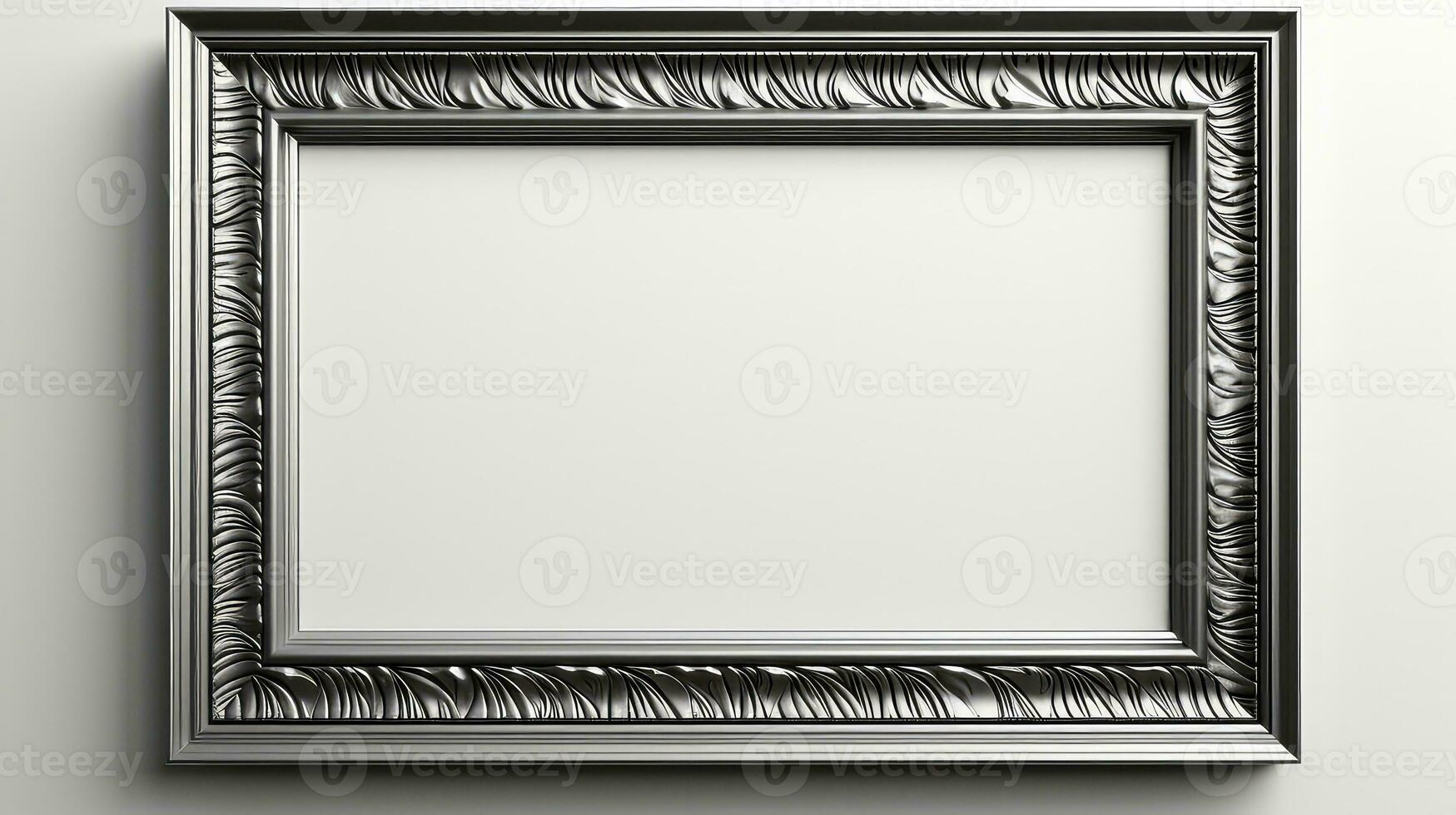 Silver frame for paintings photo