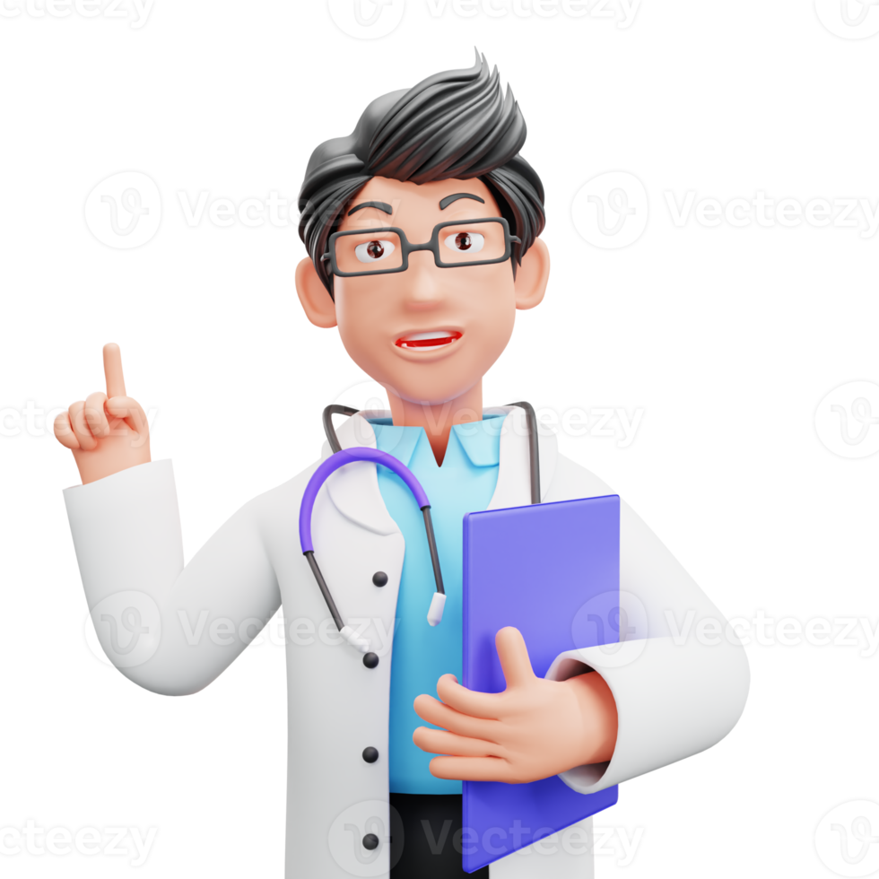 3D Doctor character png