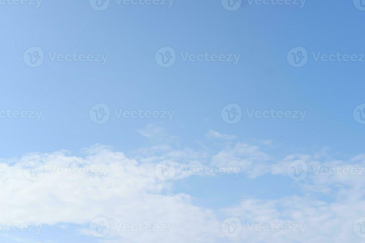 Blue sky background with white clouds photo
