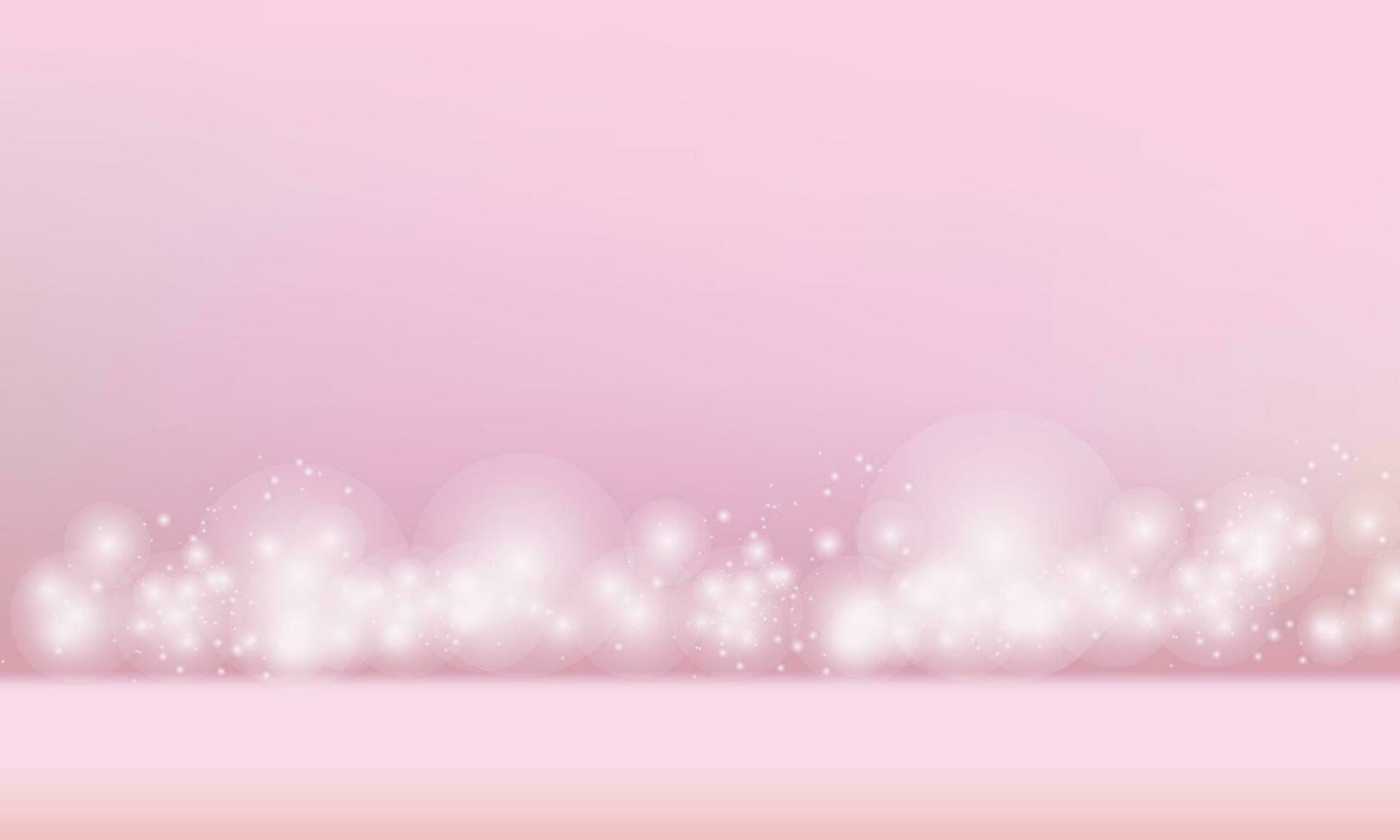 Vector pink pastel color blurred background blank template with copy space