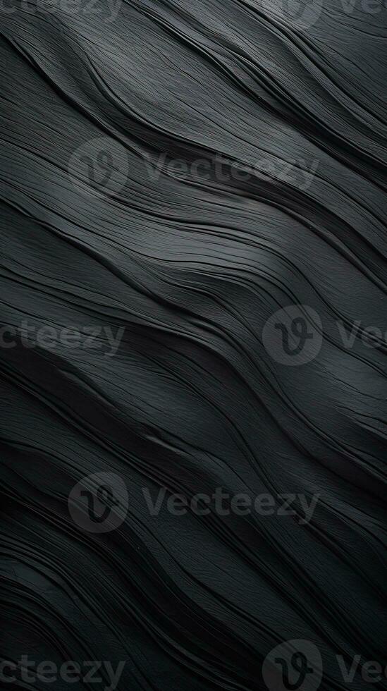 Dirty and weathered black concrete wall background texture. ai generated photo