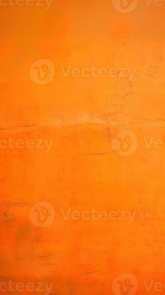 Dirty and weathered orange concrete wall background texture. ai generated photo