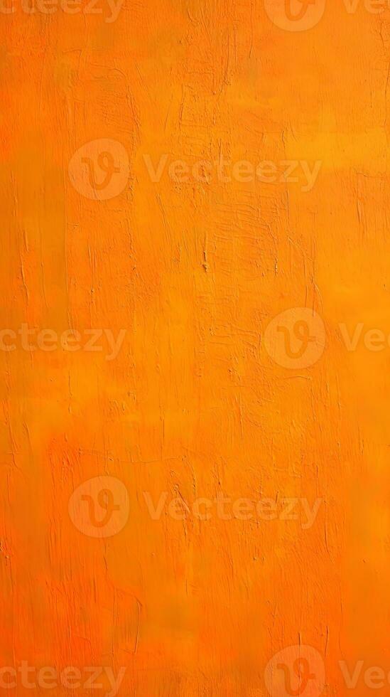 Dirty and weathered orange concrete wall background texture. ai generated photo