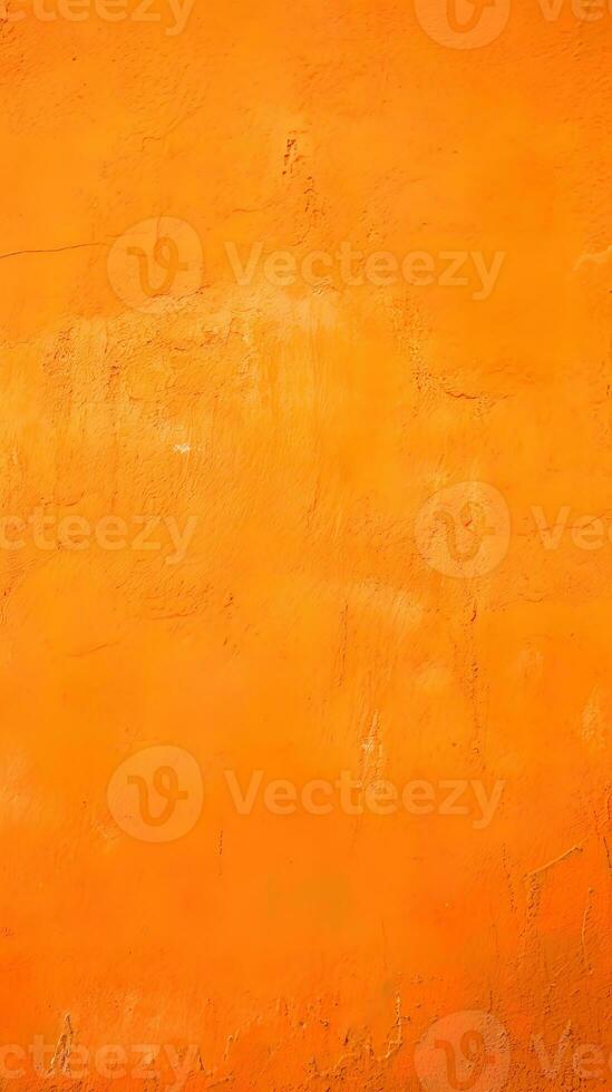 Dirty and weathered orange concrete wall background texture. ai generated photo