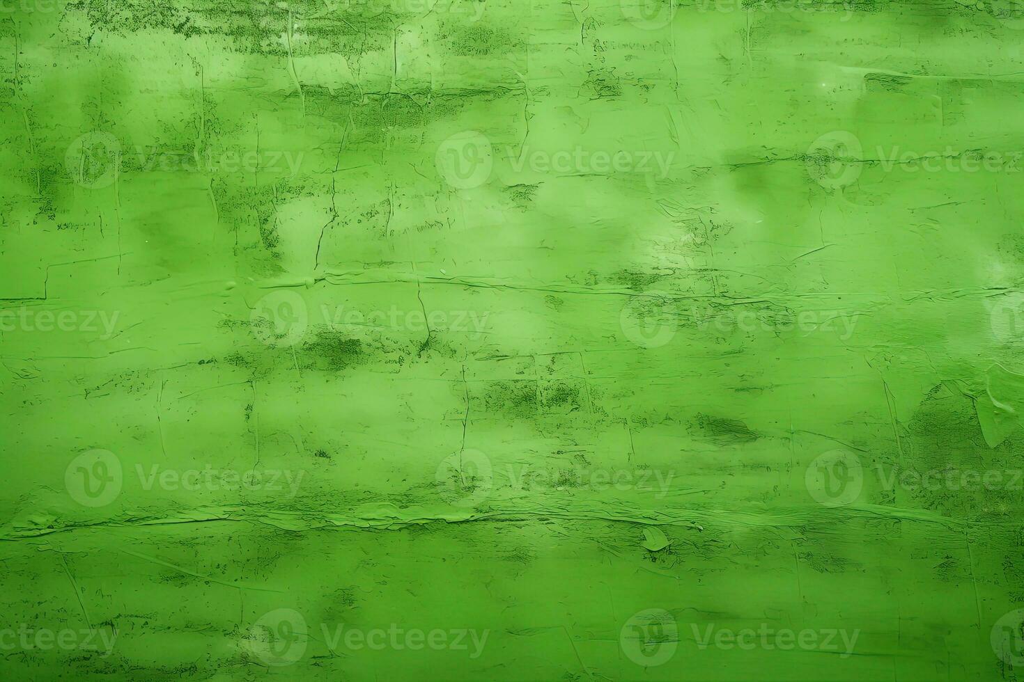 Dirty and weathered green concrete wall background texture. ai generated photo