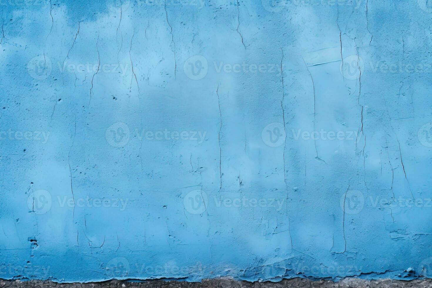 Dirty and weathered blue concrete wall background texture. ai generated photo