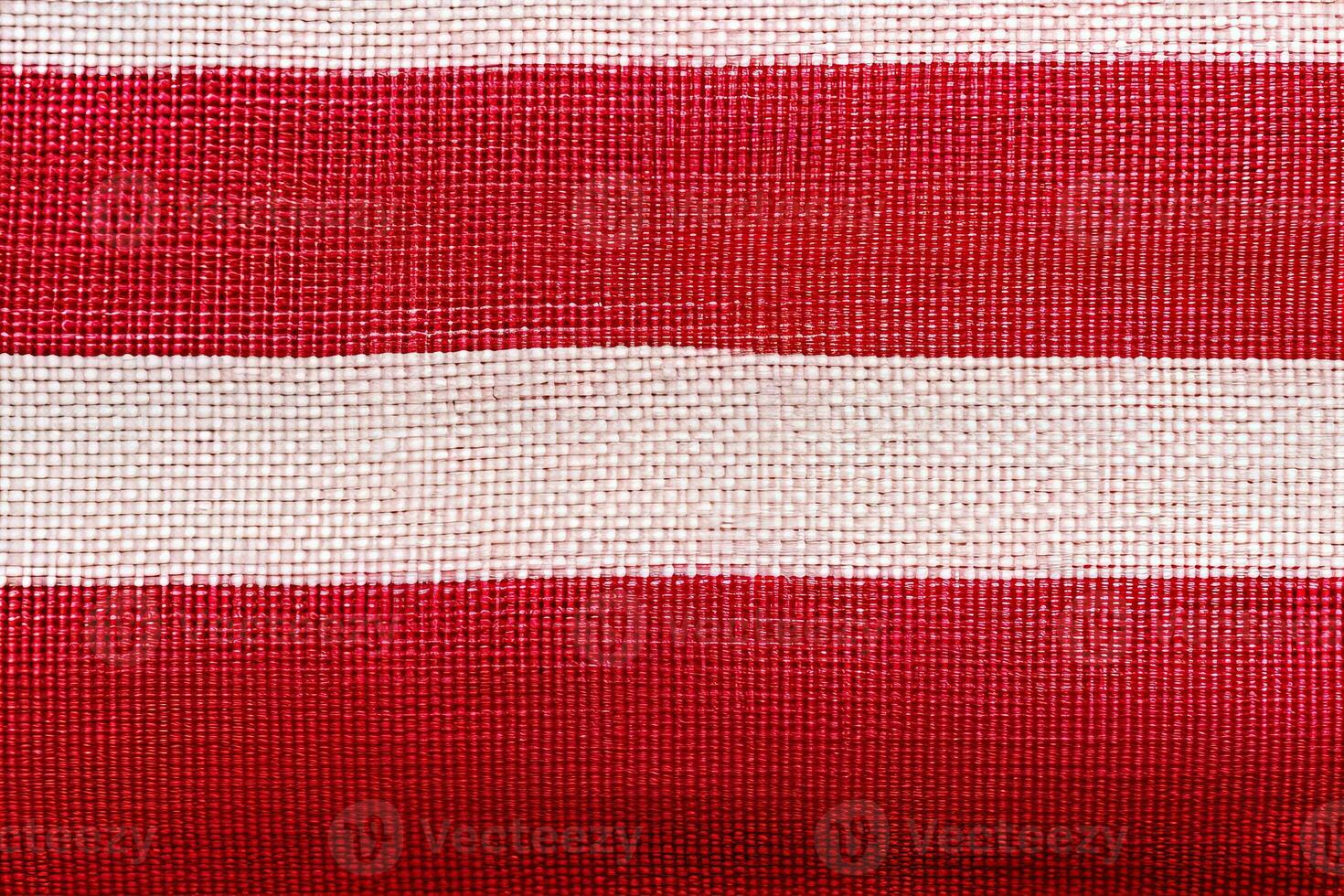 red and white striped fabric texture background. ai generated photo