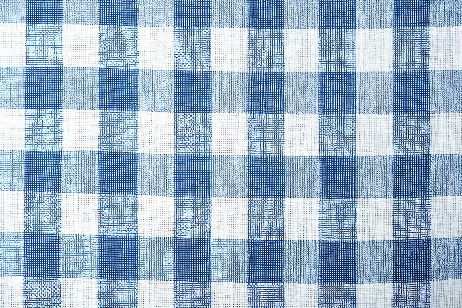 blue and white striped fabric texture background. ai generated photo