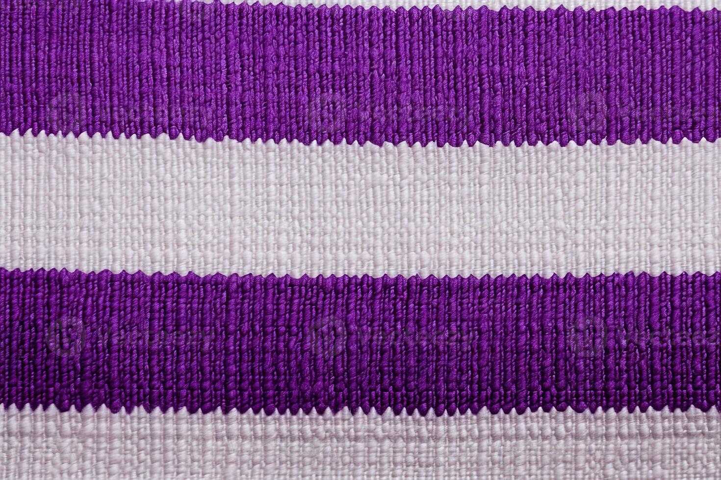purple and white striped fabric texture background. ai generated photo