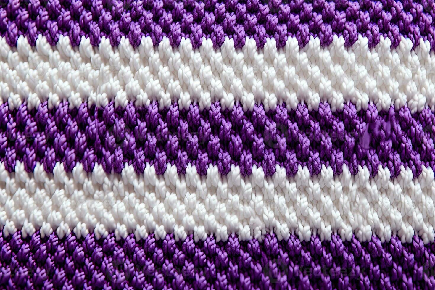 purple and white striped fabric texture background. ai generated photo