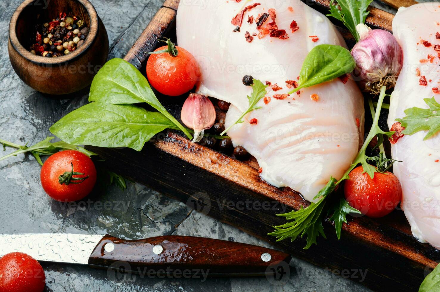 Fresh chicken meat photo