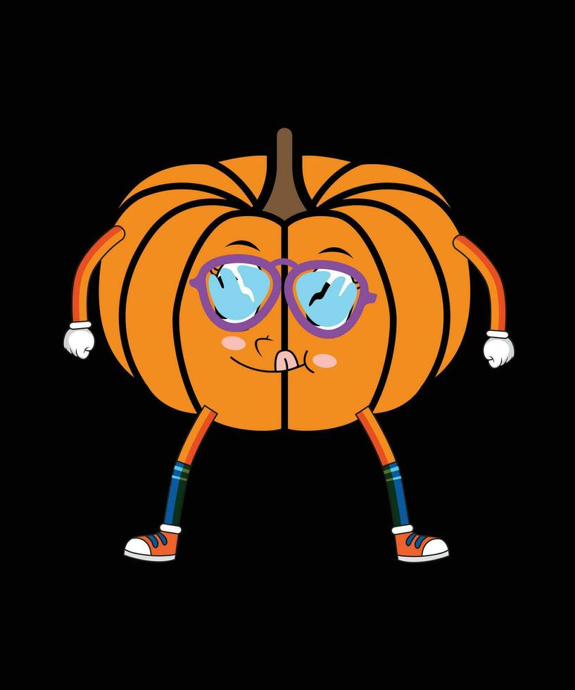 PUMPKIN BOO TSHIRT DESIGN vector