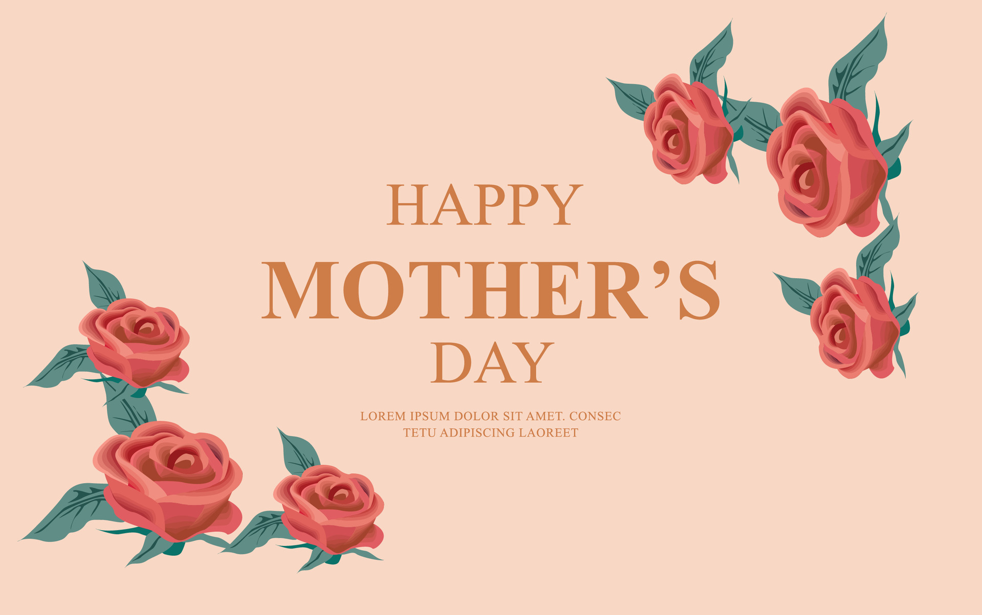 Happy international mother's day social post 30556109 Vector Art at
