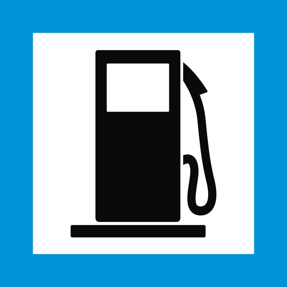 combustible, gas estación íconos o señales. motor petróleo icono símbolo vector