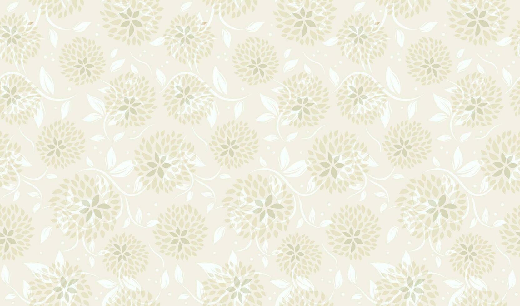 Vector Seamless Floral Pattern Illustration. Horizontally And Vertically Repeatable.