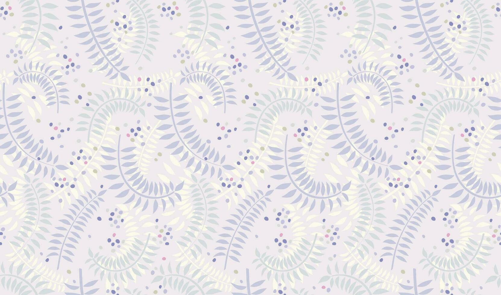 Vector Seamless Floral Pattern Illustration. Horizontally And Vertically Repeatable.