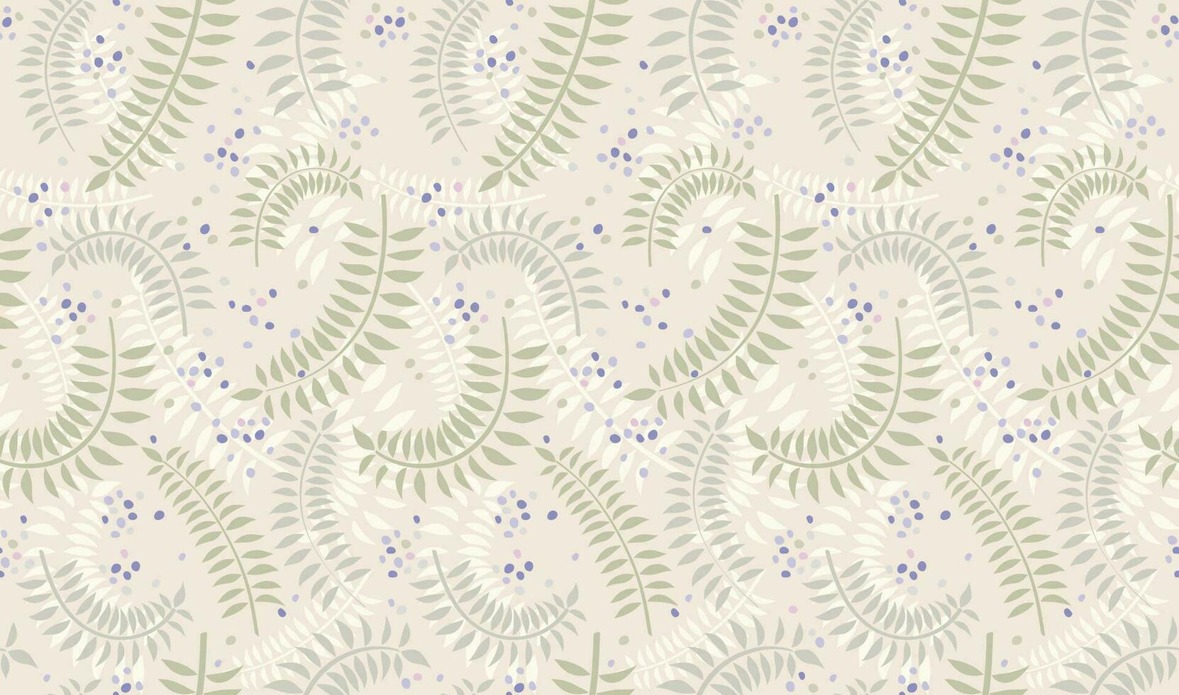 Vector Seamless Floral Pattern Illustration. Horizontally And Vertically Repeatable.