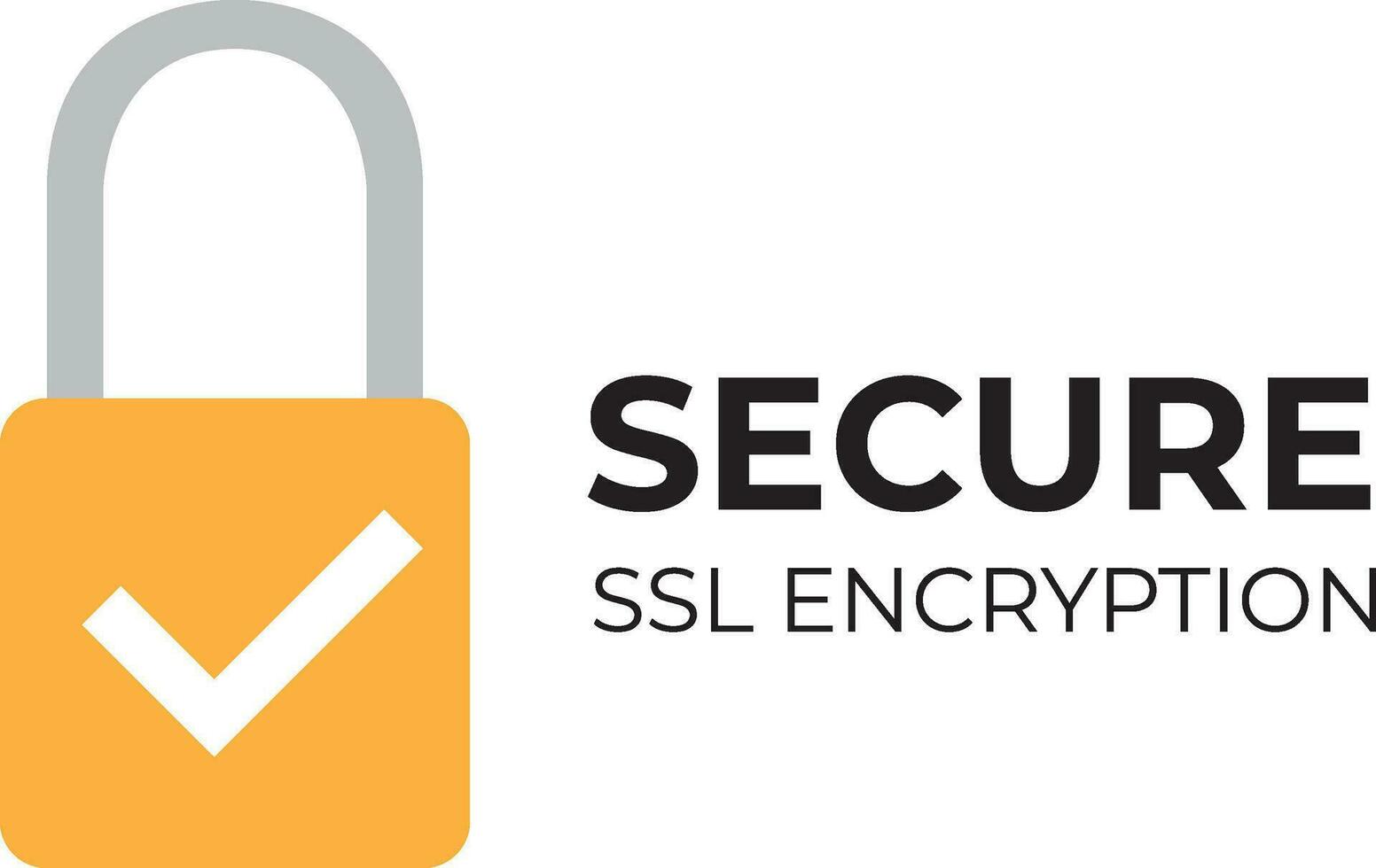 Secure internet connection SSL icon. Isolated secure lock access to internet illustration design. SSL security. vector