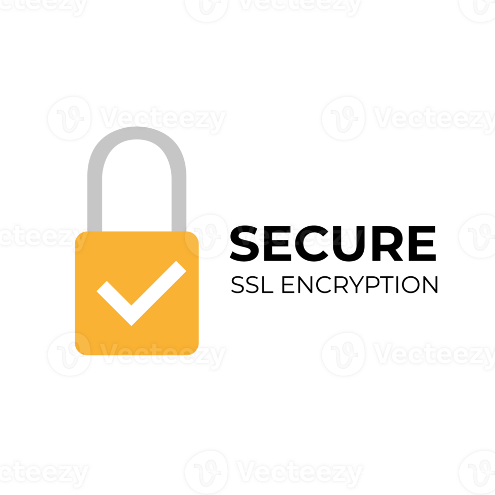 Secure internet connection SSL icon. Isolated secure lock access to internet illustration design. SSL security. png