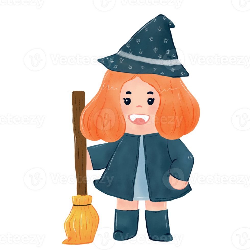 Witch at Halloween Festival Enchanting Costume and Mystical Atmosphere png