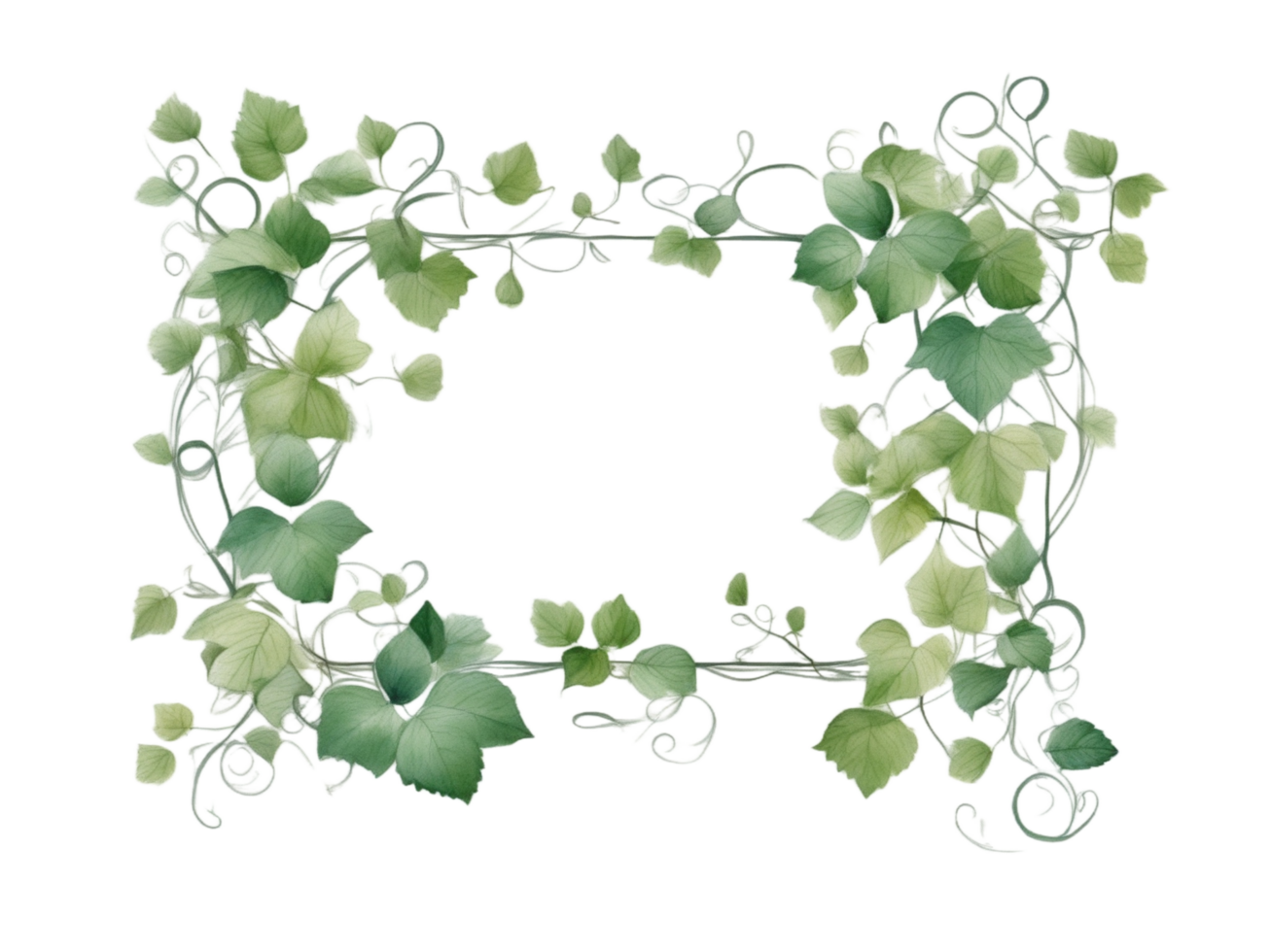 Vine Border PNG Transparent Background Ai Generative 30558331 PNG