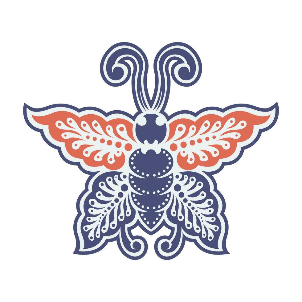 javanés mariposa icono vector imagen ilustración
