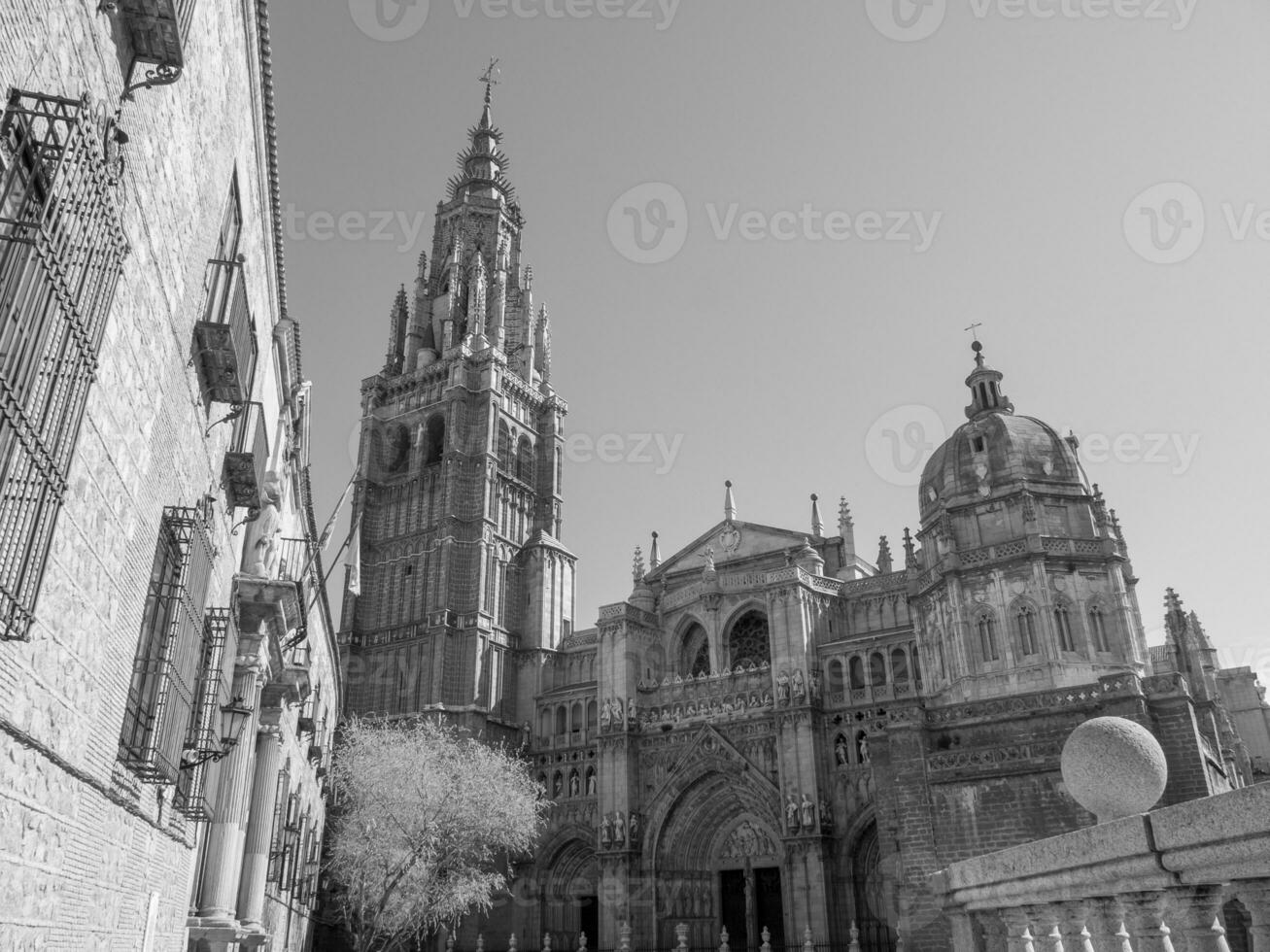 the cities of Madrid and Toledo photo