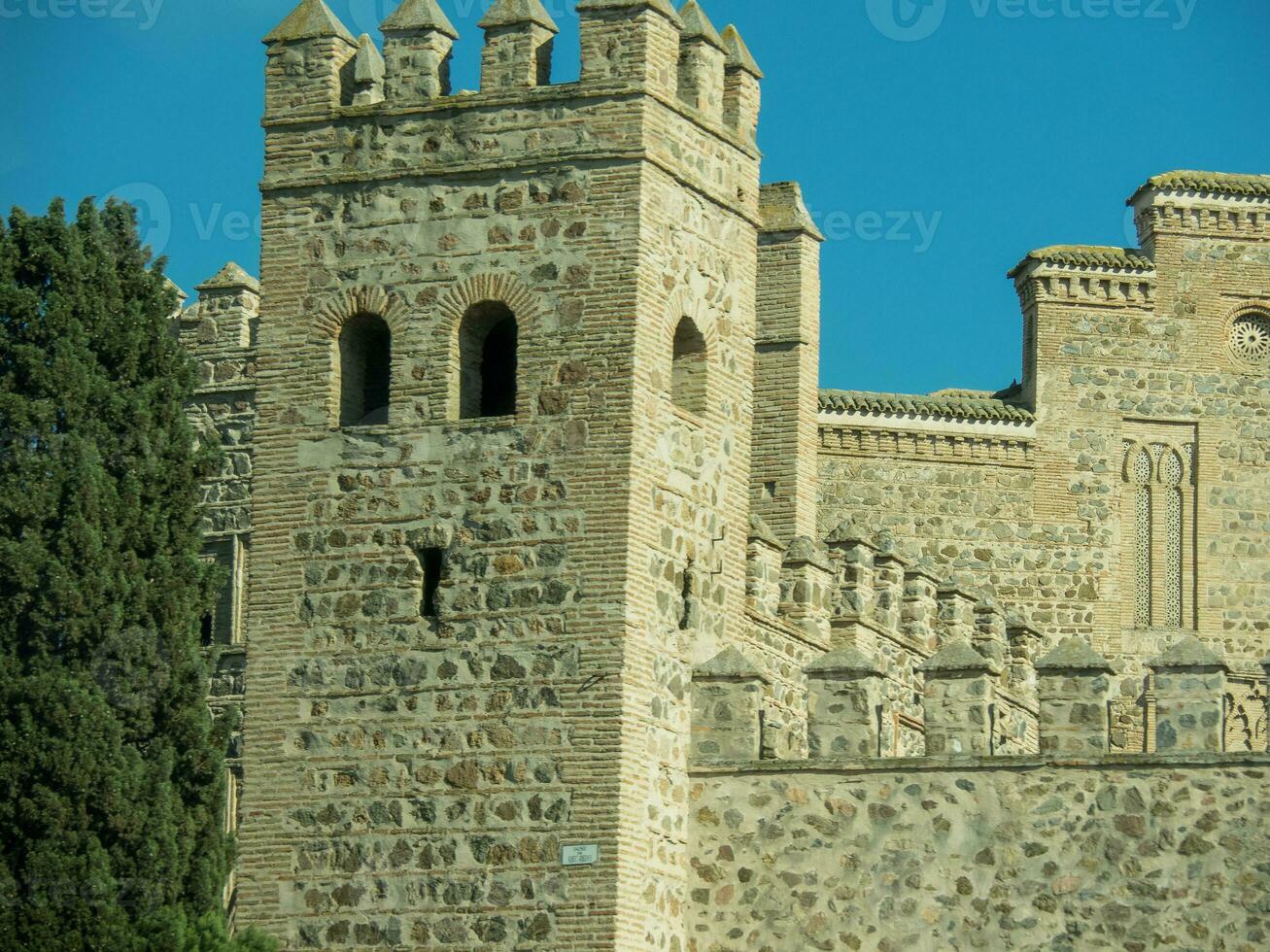 the cities of Madrid and toledo photo