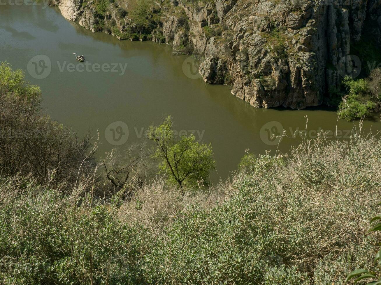 the cities of Madrid and toledo photo