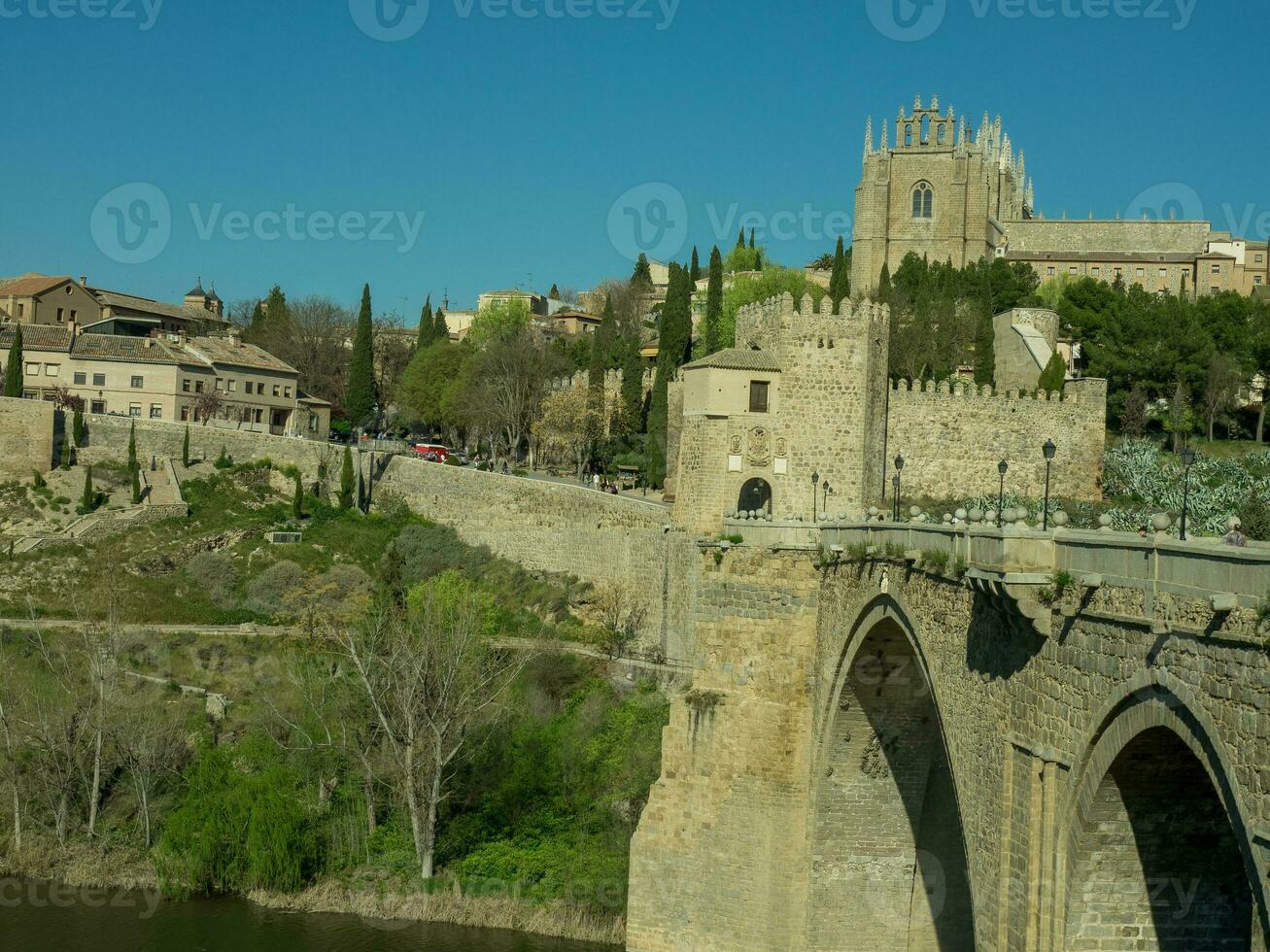 madrid and toledo in spain photo