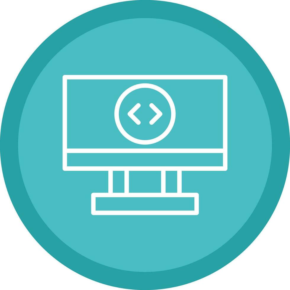 Remote Desktop Vector Icon Design