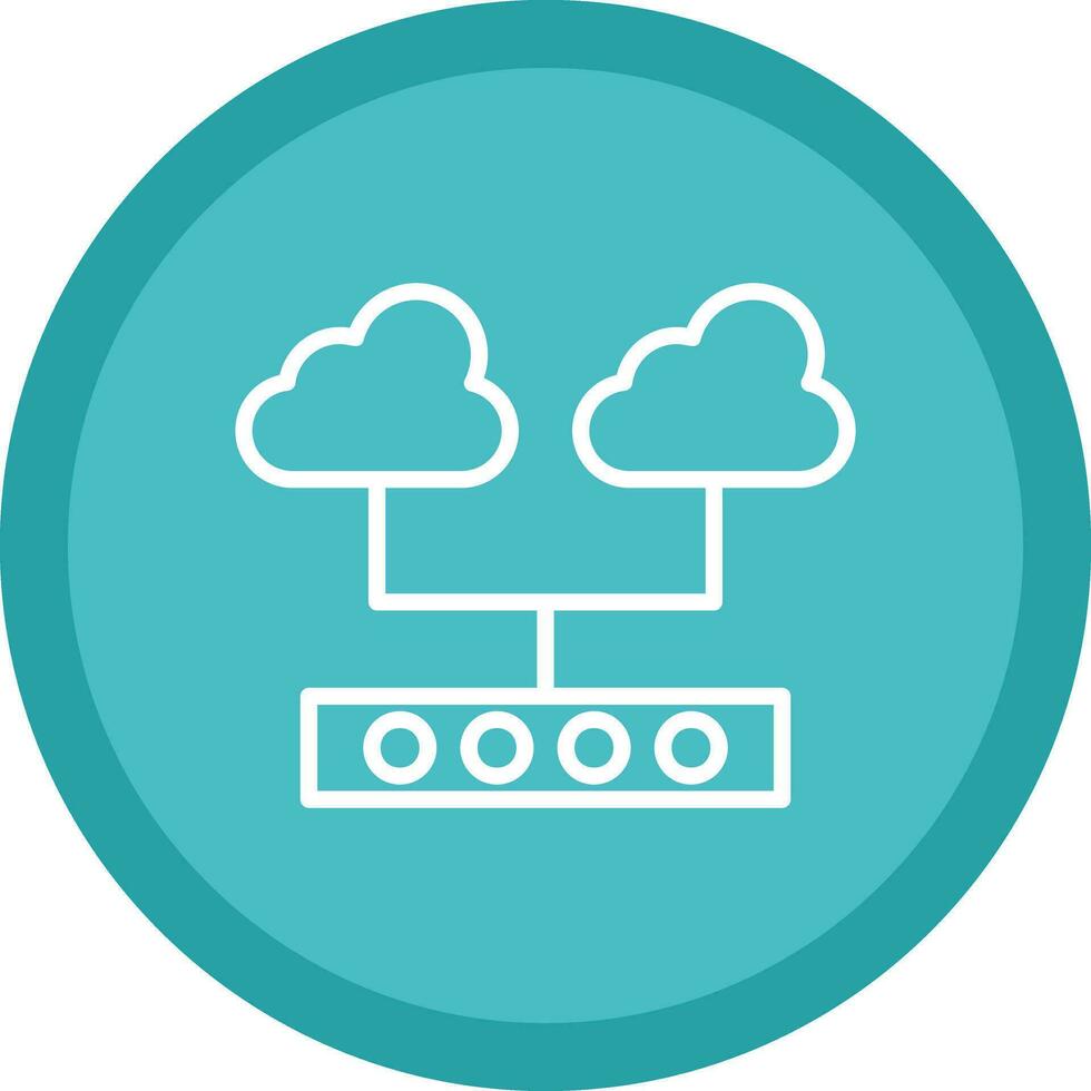 Cloud Support Vector Icon Design