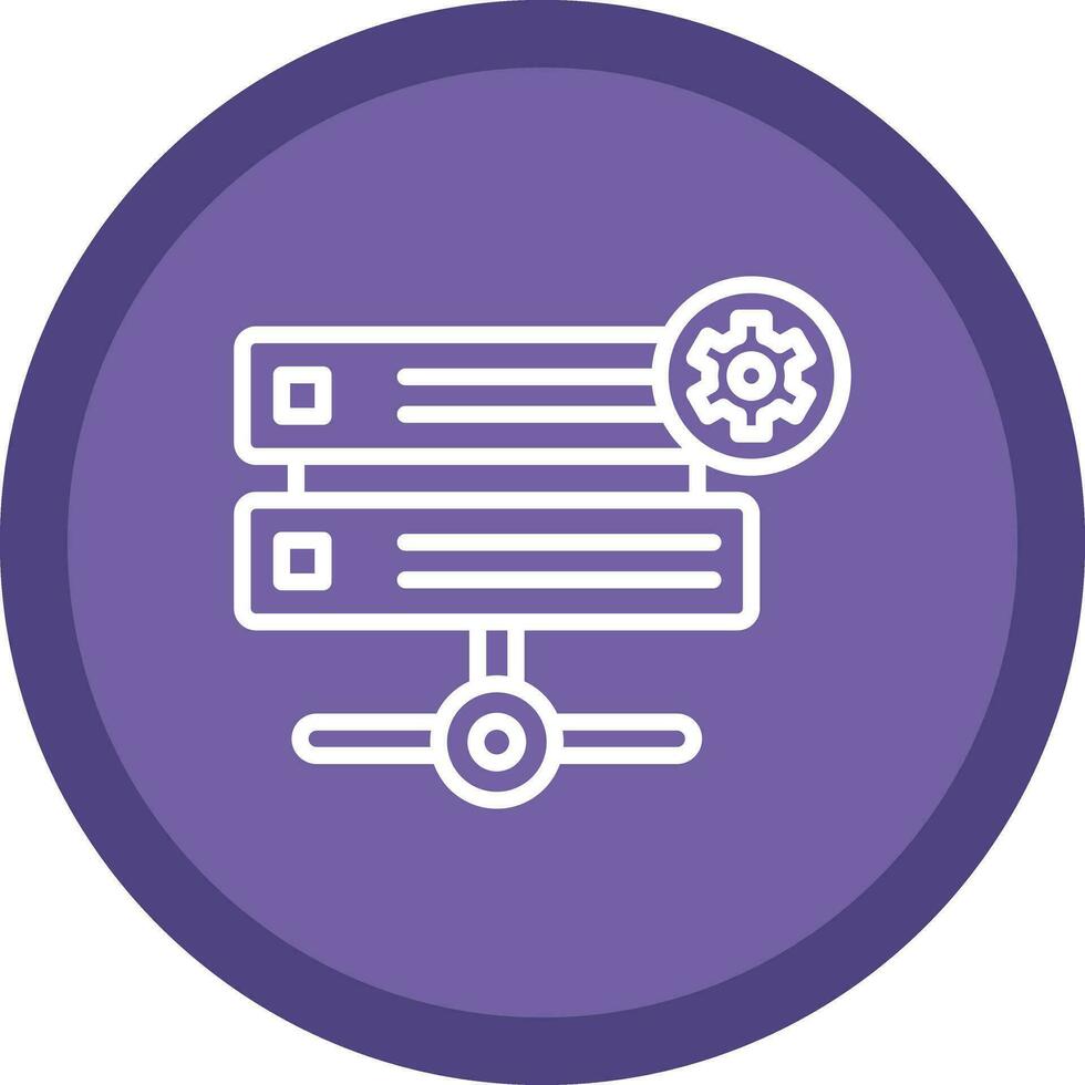 Hosting Vector Icon Design