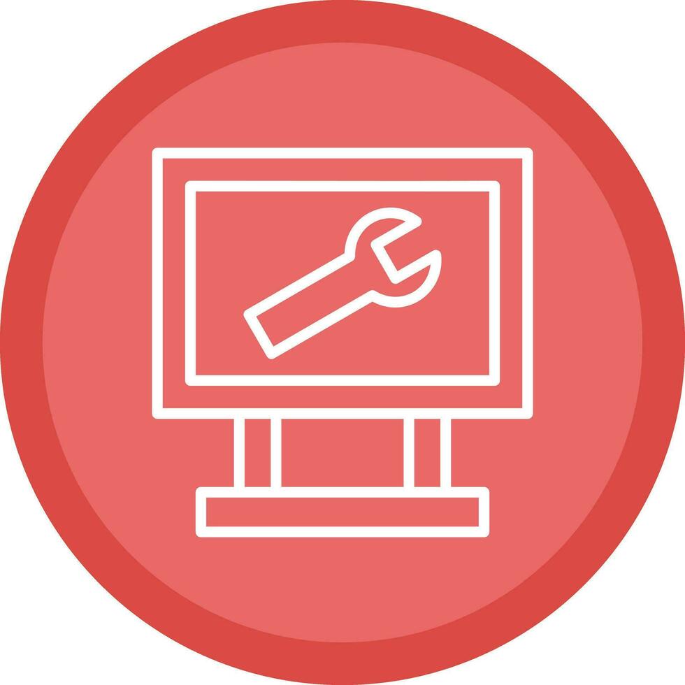 IT Helpdesk Vector Icon Design