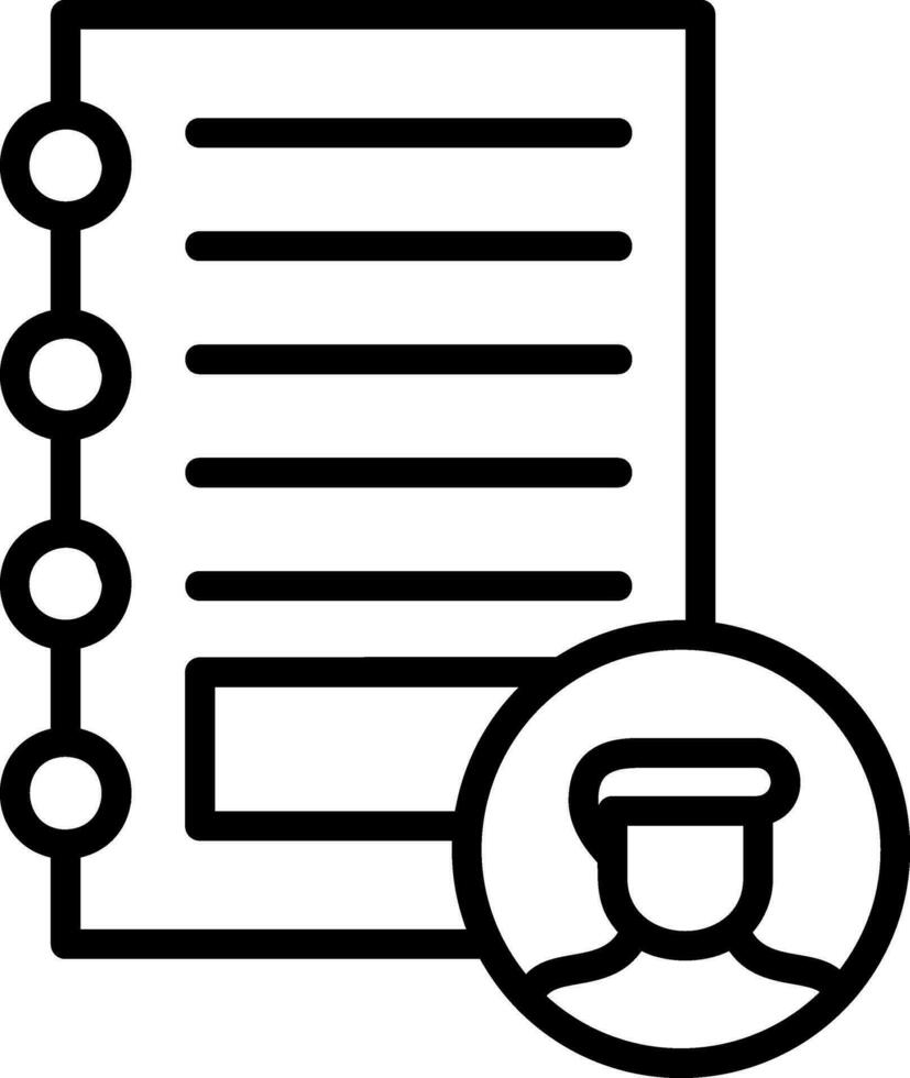 Notepad Vector Icon Design