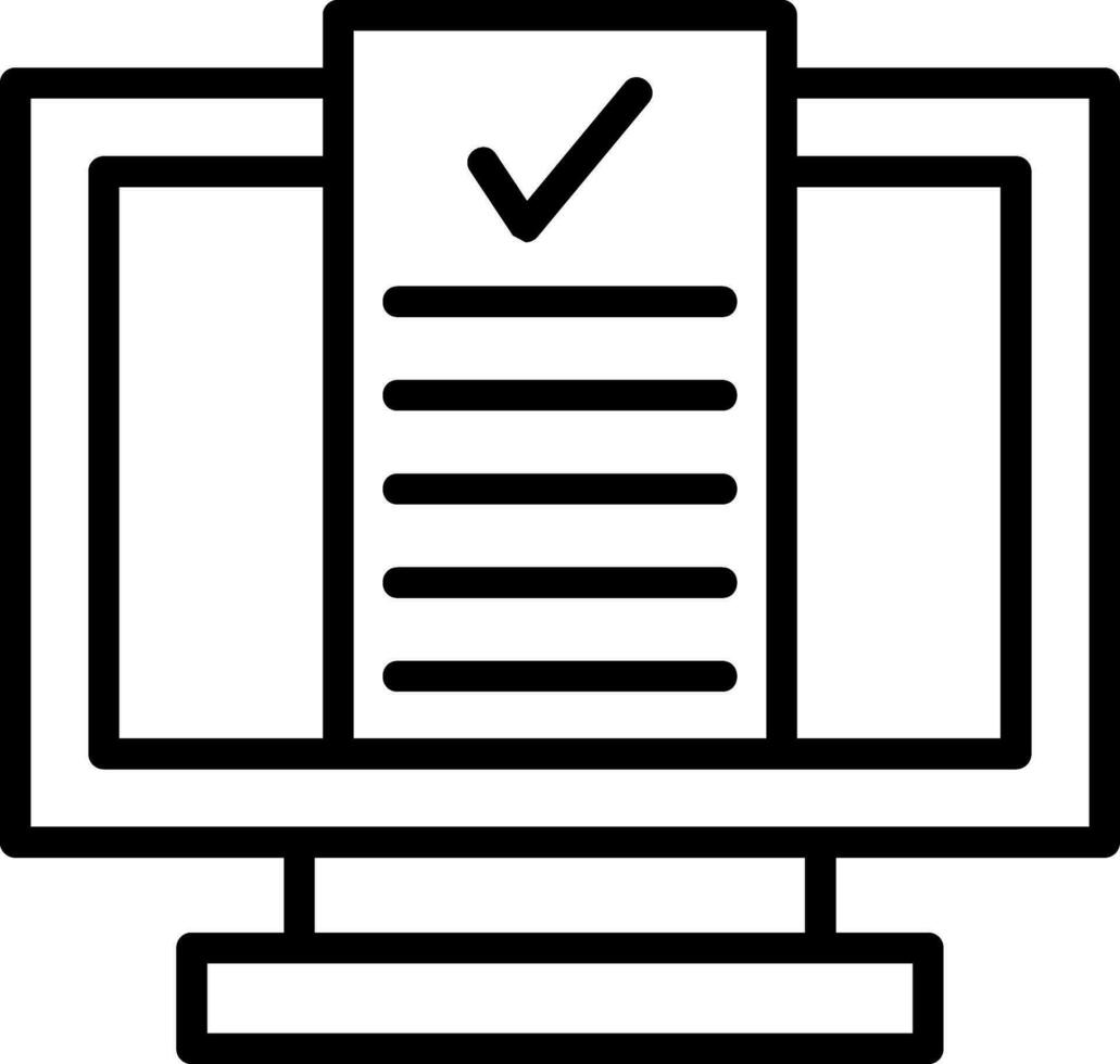 Desktop Computer Vector Icon Design