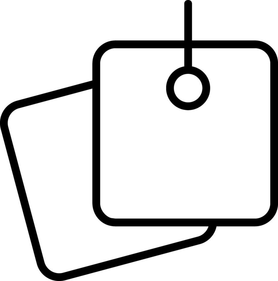 Sticky Notes Vector Icon Design