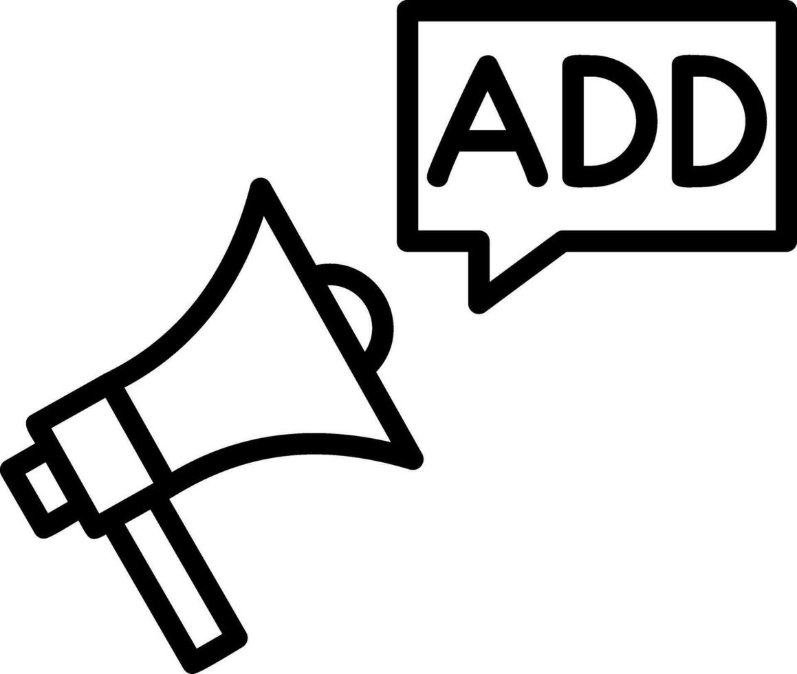 Advert Vector Icon Design