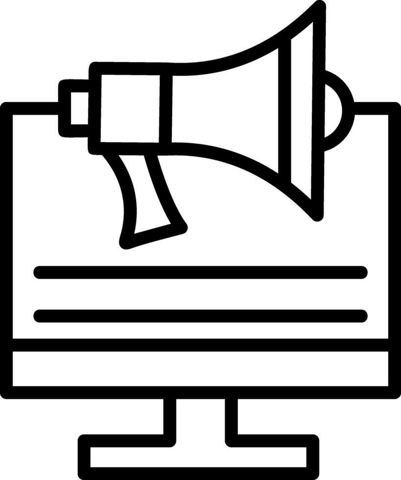 Megaphone Vector Icon Design