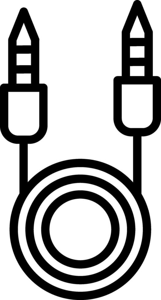 Sound cable Vector Icon Design