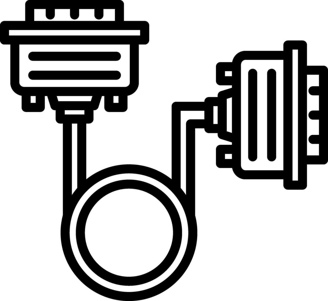 Vga cable Vector Icon Design