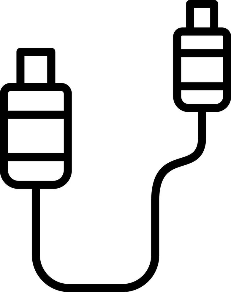 Jack connector Vector Icon Design