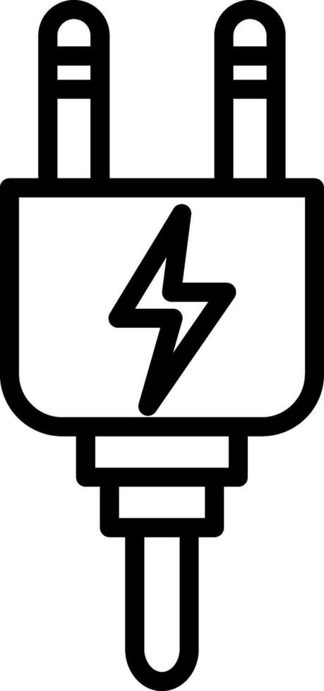 Plug Vector Icon Design
