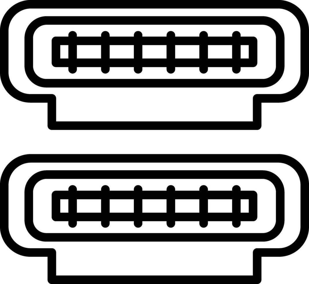 Hdmi port Vector Icon Design