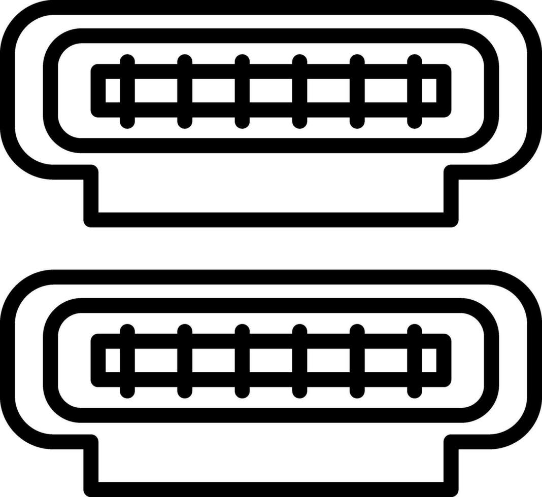 Hdmi port Vector Icon Design