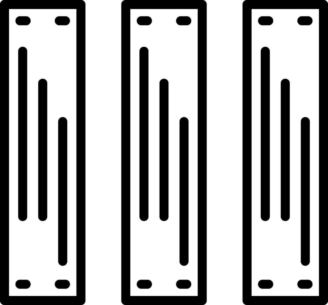 Planks Vector Icon Design