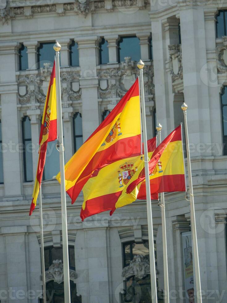 the city od Madrid photo